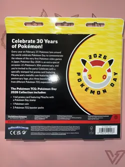 Pokemon TCG Pokemon Day 2026 Collection New Sealed Booster Packs Promo - Image 2