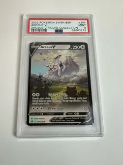 Pokemon Arceus V Promo Holo SWSH204 Sword & Shield PSA 9 2022 English - Image 1