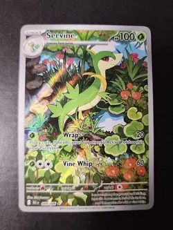 Servine 088/086 Sv: Black Bolt Holo Rare Pokemon TCG NM - Image 1