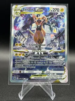 Zeraora VSTAR GG43/GG70 Crown Zenith: Galarian Gallery Holo Pokemon TCG - Image 1