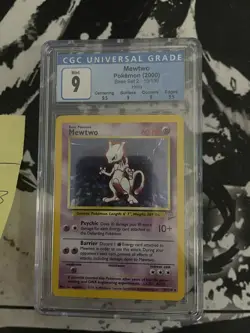 Pokemon Base Set 2 Mewtwo CGC 9 QUAD++ Holo (1010) 10/130 - Image 2