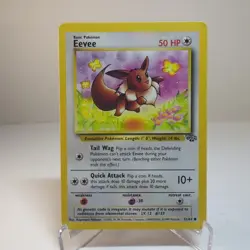 Eevee 51/64 Jungle Regular Lot of 2 Pokemon TCG - Image 2