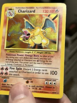 Charizard - 4/102 - Holo Rare - Base Set Unlimited - Pokemon TCG - HP - Image 5