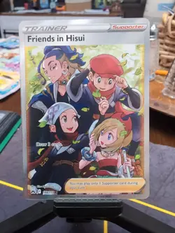 Pokemon Friends in Hisui 148/159 Crown Zenith Full Art Ultra Rare Holo NM - Image 1