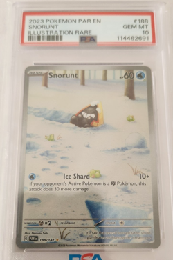 Snorunt Pokemon 2023 Paradox Rift Illustration Rare #188 PSA 10 - Image 1