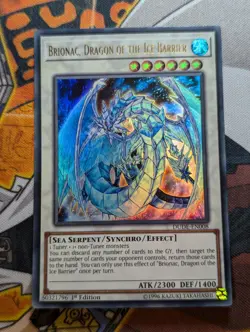 Yugioh Brionac, Dragon of the Ice Barrier DUDE-EN008 Ultra Rare - Image 1