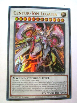 Yugioh! Centur-Ion Legatia Vasm-En019 Ultra Rare Near Mint!!!! - Image 1