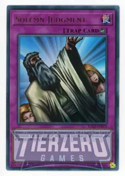 Yugioh RA02-EN075 - Solemn Judgment - Ultra Rare - Image 1