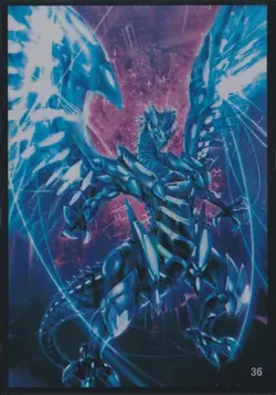 (50)YuGiOh Card Protecter Blue Eyes Chaos MAX Dragon Card Sleeves 50ct 63x90mm - Image 1