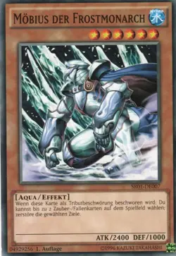 yugioh Mobius der Frostmonarch SR01-DE007 COMMON Deutsch - Image 1