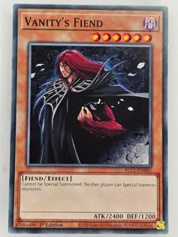 Yu Gi Oh - BLC1-EN063 Vanity's Fiend - Common/Short Run - Image 1