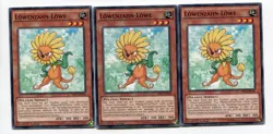 Yu-Gi-Oh! Lowenzahn Lowe Common Playset (3 Stuck) Set 91 - Image 1