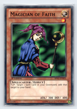 Magician of Faith - BP02-EN005 - Rare - 1st Edition - Yugioh - Image 1