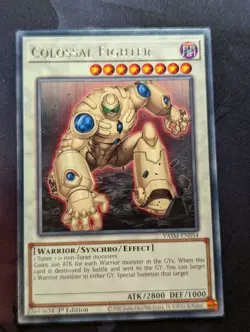 Colossal Fighter VASM-EN054 Rare YuGiOh TCG Card - Image 1