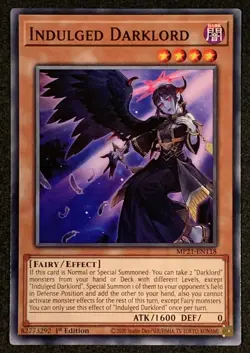 Indulged Darklord | MP21-EN118 | Common | 1st Edition | YuGiOh - Image 1