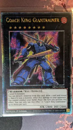 Yu-Gi-Oh! - Coach King Giantrainer - MP24-EN034 - Quarter Century Rare - 1st Ed - Image 1