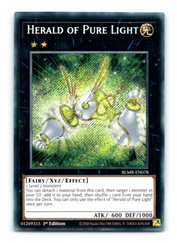 Herald of Pure Light - BLMR-EN078 - Secret Rare 1st Edition Yugioh - Image 1