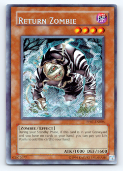 Return Zombie - PP01-EN006 - Secret Rare - Yugioh - Image 1