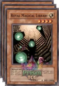 X3 Playset Royal Magical Library SYE-023 Yugioh - Image 1