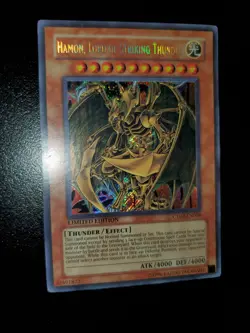 Yugioh 2006 Hamon, Lord Of Striking Thunder SCR Limited Ed. CT03-EN006 Near Mint - Image 2
