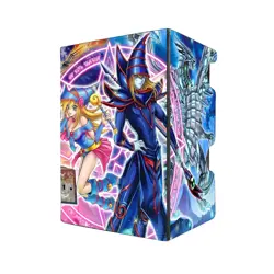 Dark Magicians Deck Box - Holds 100 Double Sleeved Cards & Dice Tray - Yugioh - Image 2