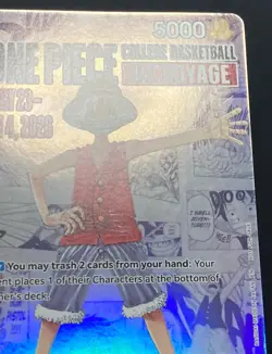 Monkey D. Luffy One Piece 2026 College Basketball US Voyage #P-055 - Image 5