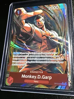 One Piece TCG Carrying On His Will Monkey.D.Garp (Alternate Art) OP13-016 - Image 1