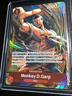 One Piece TCG Carrying On His Will Monkey.D.Garp (Alternate Art) OP13-016 - Image 4