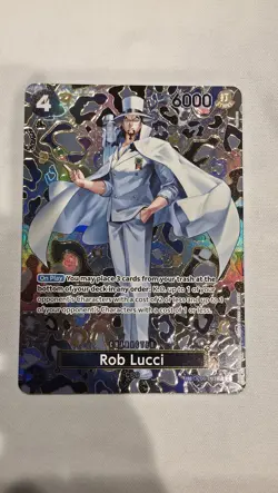 Rob Lucci (SP) OP03-092 Awakening of the New Era ONE PIECE Foil NM ENGLISH - Image 1