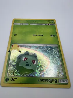 Pokemon TCG Bulbasaur McDonald's 2021 Promo Card 1/25, Holo LP Condition - Image 4