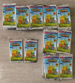 Pokemon Advanced Action Cards - 2004 Panini - Sealed Booster packs 92x - Image 1