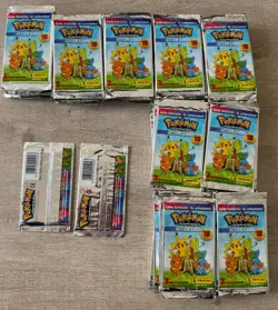 Pokemon Advanced Action Cards - 2004 Panini - Sealed Booster packs 92x - Image 3