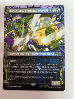 MTG Don & Leo, Problem Solvers (Showcase) Rare #242 Ninja Turtles - Image 1