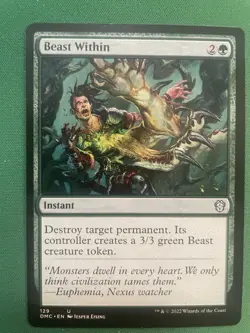 2022 Beast Within , Commander Dominaria United , NM , MTG , Magic Instant M57 - Image 1