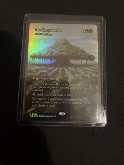 Magic The Gathering Avatar The Last Airbender, The Banyan Tree Borderless Foil - Image 1