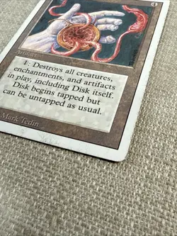MTG Magic the Gathering Nevinyrral's Disk (267/306) Revised Edition HP - Image 3