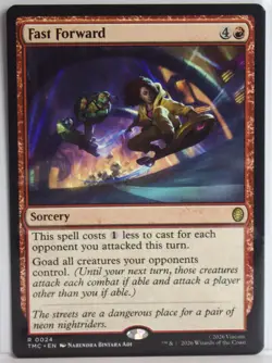 Fast Forward [New, Near Mint] MTG Rare {TMNT: Commander} - Image 1