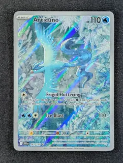 2025 Pokemon ARTICUNO #161/159 Journey Together Illustration Rare Holo English - Image 1