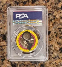 PSA 10 DETECTIVE PIKACHU CHARIZARD GX CASE FILE METAL COIN PROMO 2019 POKEMON - Image 2