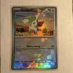 Shaymin (Poke Ball Pattern) 087/131 Holo Pokemon SV: Prismatic Evolutions NM - Image 1