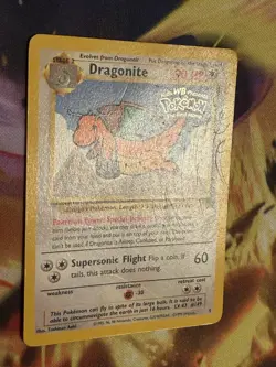 Pokemon TCG Dragonite #5 Black Star Promo,, WOTC, The First Movie, MP/HP - Image 3