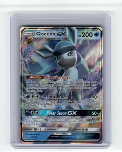 Glaceon GX SM - Ultra Prism Ultra Rare,Holo Pokemon Near Mint or Better - Image 1