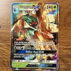 Pokemon TCG Decidueye GX Ultra Rare SM Base Set 12/149 Full Art Holo English - Image 1