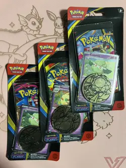 Pokemon TCG Phantasmal Flames Blister Booster Pack Promo SEALED Lot of 3 Packs - Image 1