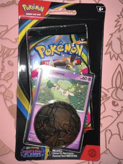 Pokemon TCG Phantasmal Flames Blister Booster Pack Promo SEALED Lot of 3 Packs - Image 3