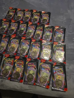 Pokemon. 29 Pack Phantasmal Flames Blister Lot! Comes With Promo,COIN, Orig Box. - Image 3