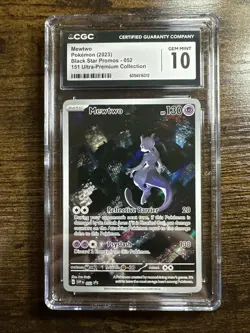 Pokemon CGC 10 Mewtwo Black Star Promo - 151 Ultra Premiuum Collection #052 - Image 1