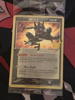 Pokemon Greninja Gold Star SWSH144 Promo Sealed Celebrations Pack NM - Image 1