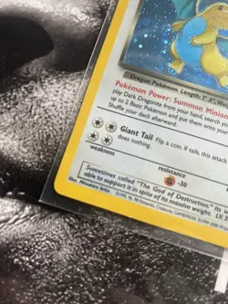 Pokemon TCG Dark Dragonite Team Rocket Holo Rare Unlimited 5/82 LP-MP - Image 4