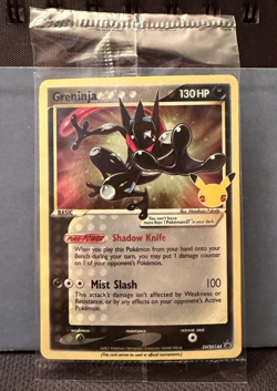 Pokemon Shiny Greninja SWSH144 Celebrations Black Star Promo Sealed/Mint - Image 1
